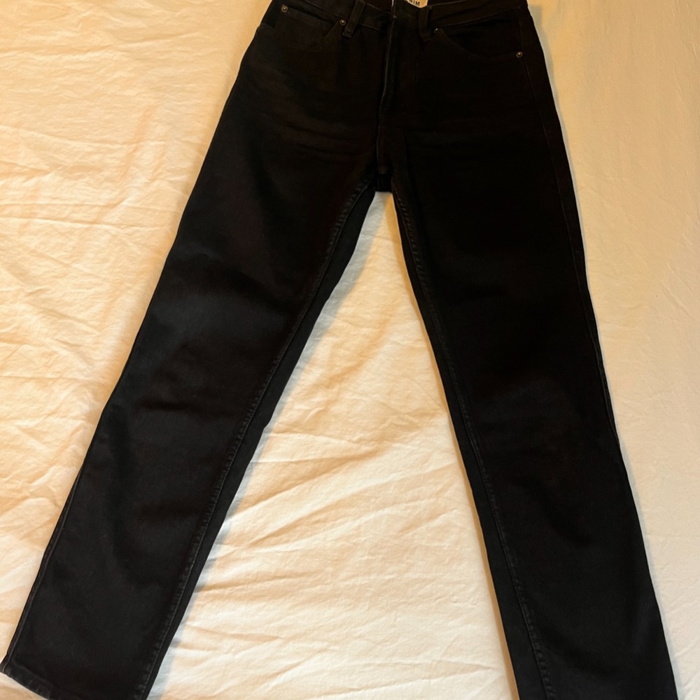 Sezane Brut Sexy Black Jean Size 26 - Picture 3 of 5